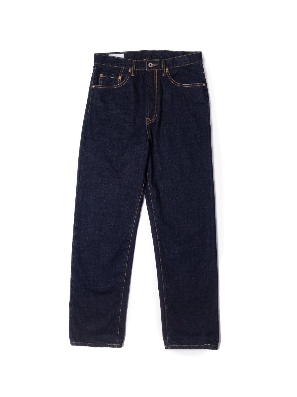 [HWDW-FRAW]กางเกงยีนส์เอวสูงผ้าดิบ High Waist 90s jeans "F**g RAW"