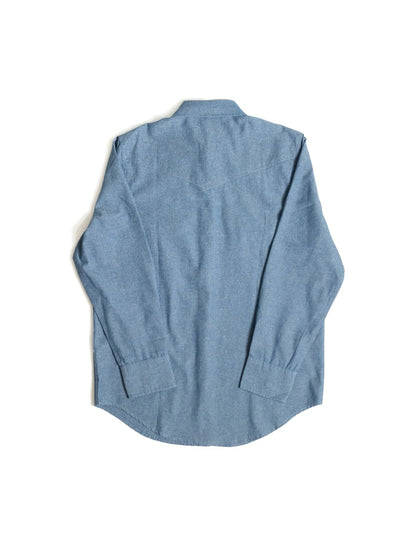 S4WDENIM-INDIGO เสื้อเชิ้ต western style ผ้า Chambray "Indigo"