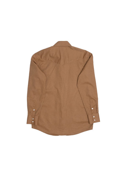 S4W-CAMEL เสื้อเชิ้ต western style moon snap buttons "Camel"
