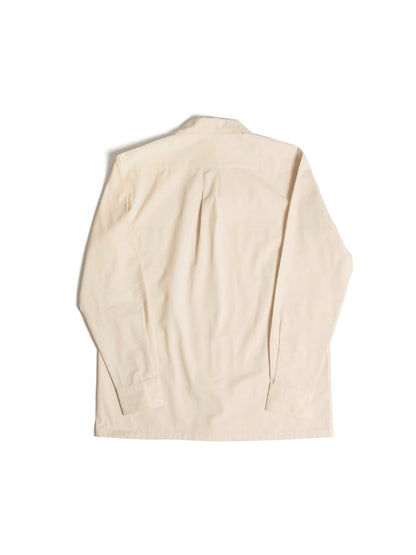 S5-CREAM เสื้อเชิ้ต Cuban collar shirt สี "CREAM"