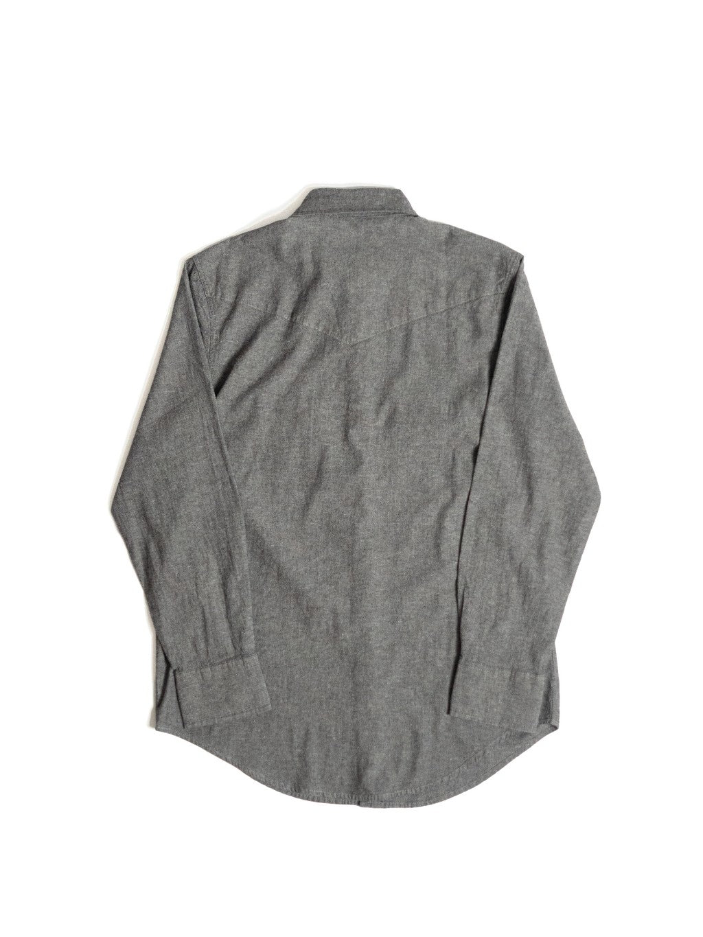 S4WDENIM-BLACK เสื้อเชิ้ต western style ผ้า Chambray "BLACK"