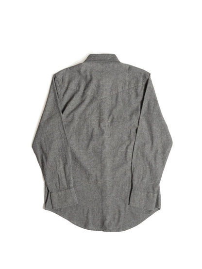 S4WDENIM-BLACK เสื้อเชิ้ต western style ผ้า Chambray "BLACK"
