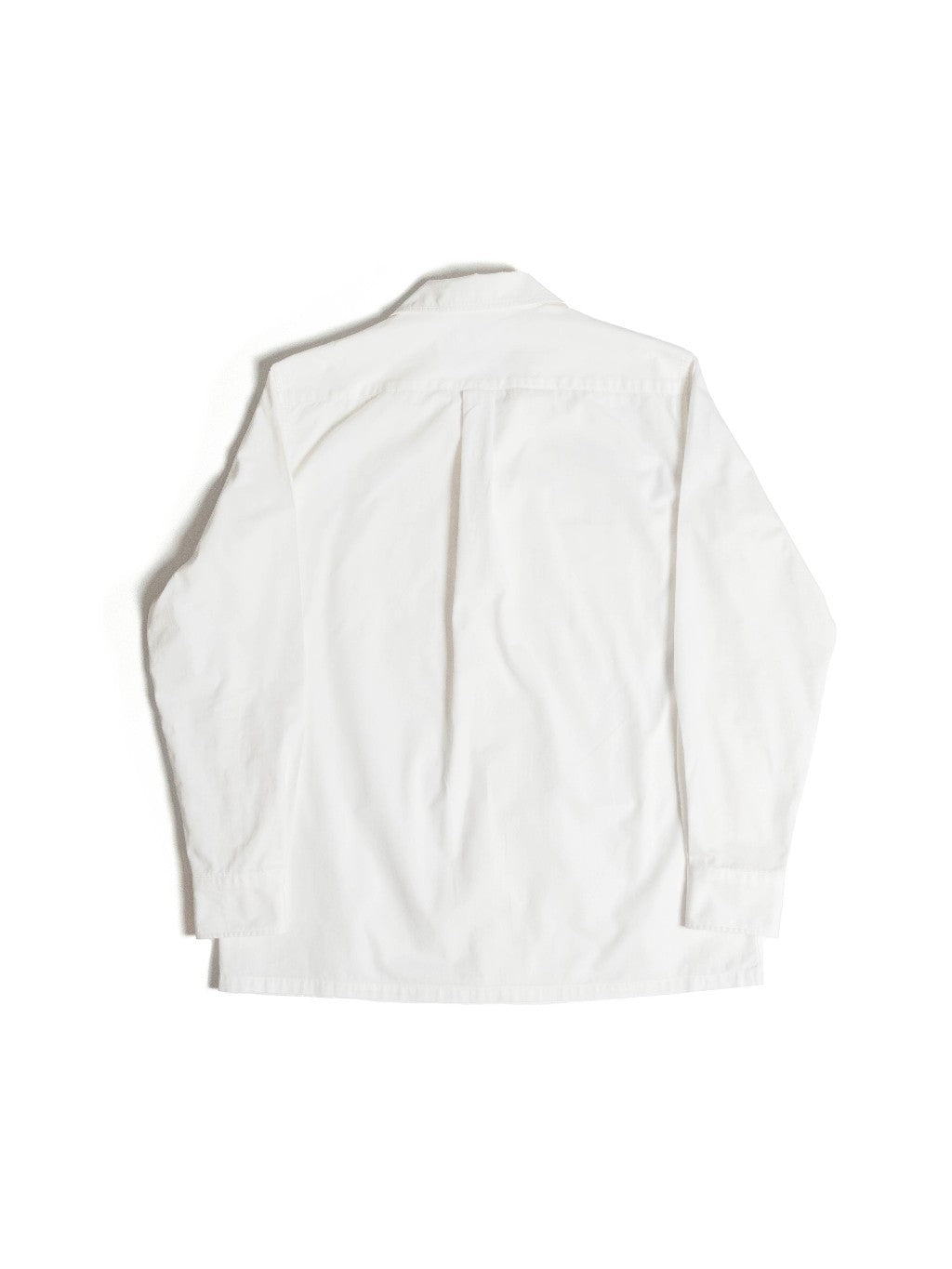 S5-WHITE เสื้อเชิ้ต Cuban collar shirt สี "WHITE"