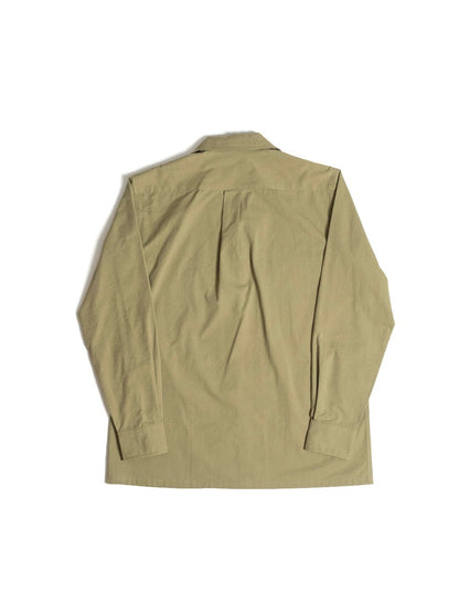 S5-OLIVE เสื้อเชิ้ต Cuban collar shirt สี "OLIVE"