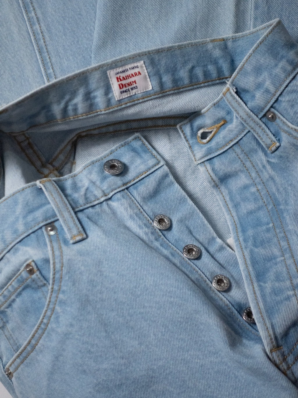 [HWDW-FLWASH]กางเกงยีนส์ขา Flare เอวสูงสีฟอก "FLARE LIGHT WASHED"
