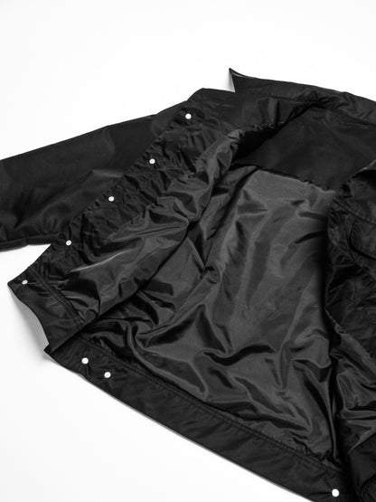 [J2WN-BLACK] Nylon windbreaker jacket