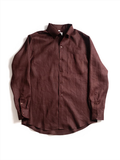 [OPCS-LN-RUBY] เสื้อเชิ้ตลินิน One Piece Collar Shirt - Classic Shirt