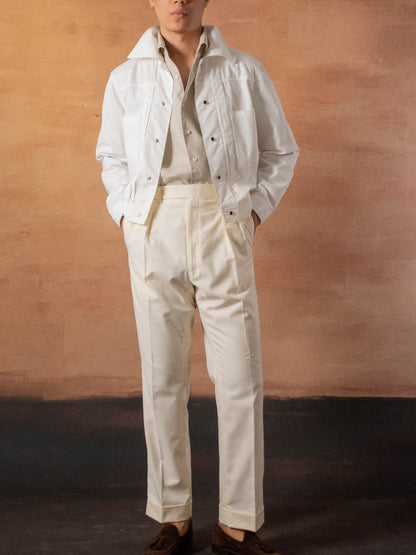 [OPCS-LN-BEIGE] เสื้อเชิ้ตลินิน One Piece Collar Shirt - Classic Shirt