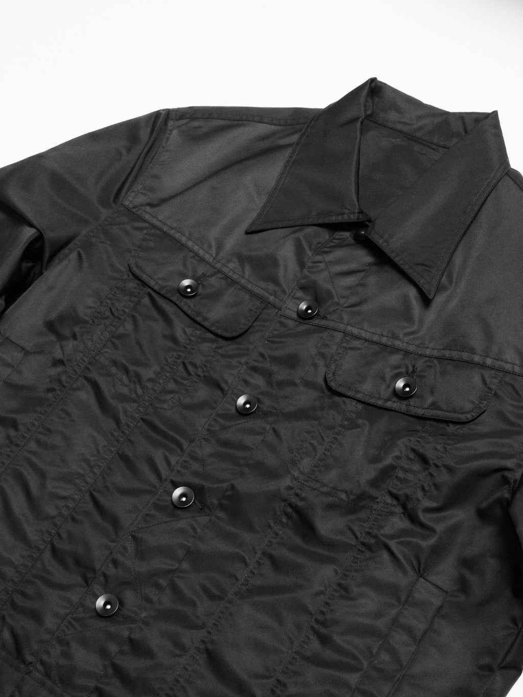 [J2WN-BLACK] Nylon windbreaker jacket