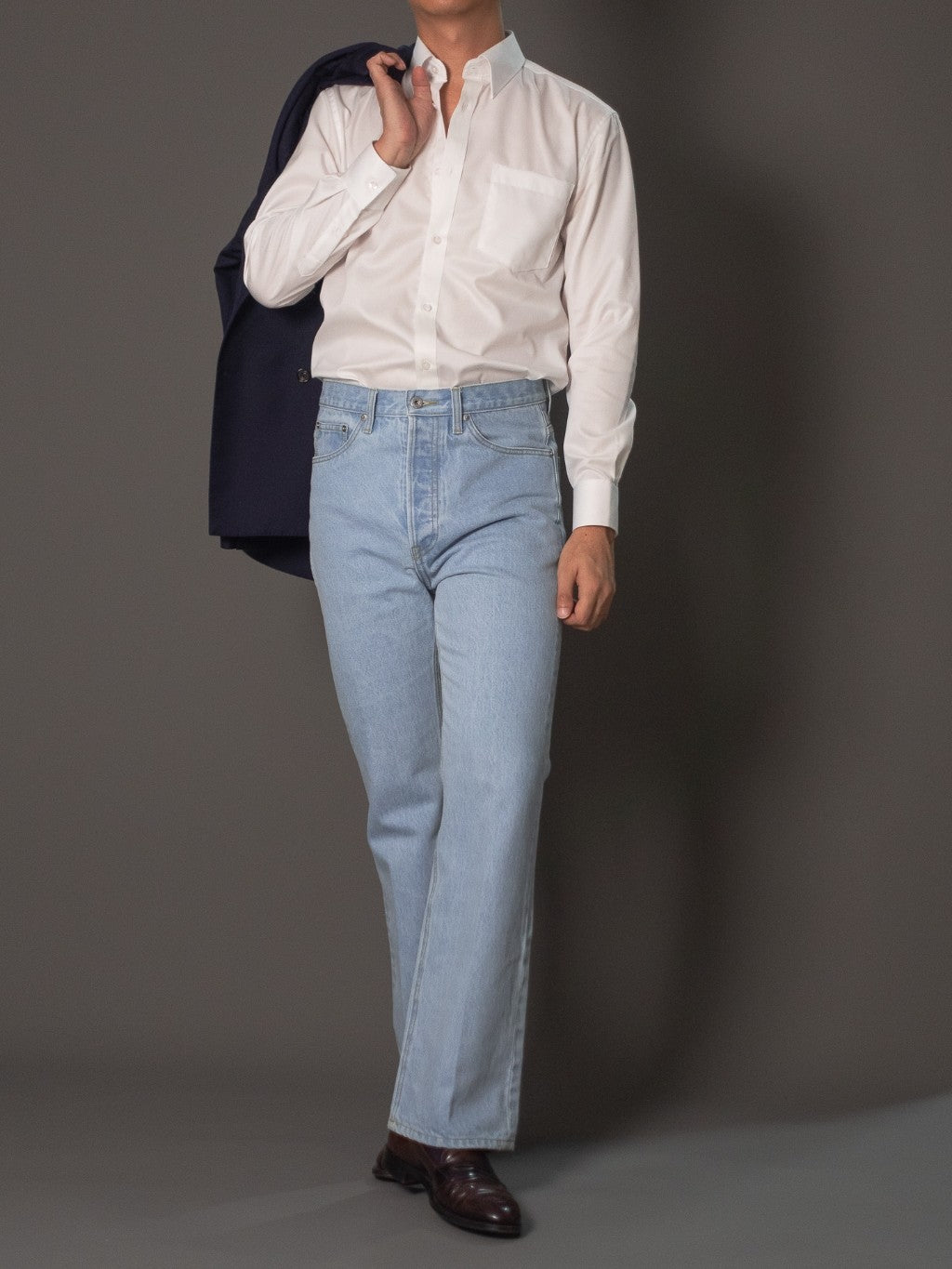 [HWDW-FLWASH]กางเกงยีนส์ขา Flare เอวสูงสีฟอก "FLARE LIGHT WASHED"