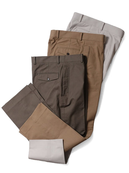 [T13CHINOS] กางเกงชิโนขายาวเอวสูง Classic High Waist Chinos สี "Tobacco"