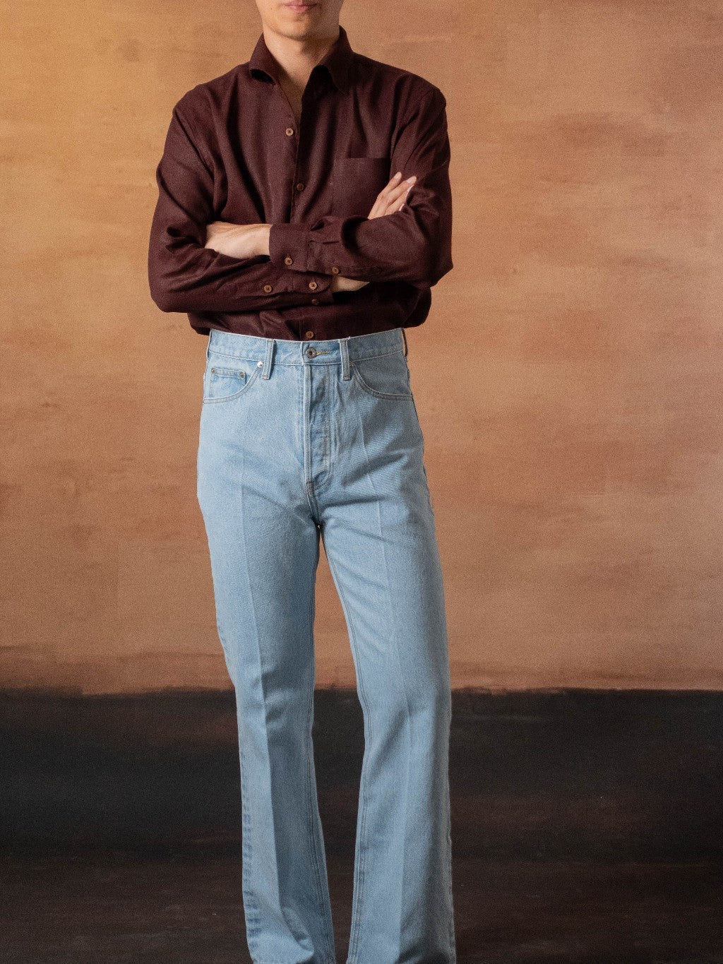 [OPCS-LN-RUBY] เสื้อเชิ้ตลินิน One Piece Collar Shirt - Classic Shirt